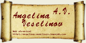 Angelina Veselinov vizit kartica